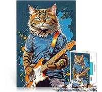Puzzle da 1000 pezzi per adolescenti Musica per gatti Gioco di famiglia antistress sfida difficile è ideale come regalo per tutta la famiglia 50x70cm
