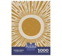 Puzzle Da 1000 Pezzi Per Adolescenti Mustard Yellow Sun Puzzle Per Adulti Giochi Rilassanti Assemblaggio Di Modelli Regalo Di Compleanno, Regali, 52x38cm/1000pcs