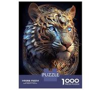 Puzzle Da 1000 Pezzi Per Adolescenti Mystical Cosmic Tiger Puzzle Per Adulti Gioco Pratico Sfida Difficile Regali Per Amici E Familiari 52x38cm/1000pcs