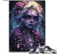 Puzzle da 1000 pezzi per adolescenti Mystical Spirit Girl, per 14+ anni, gioco impegnativo come regalo per tutta la famiglia e gli amici (dimensioni 26x38cm)