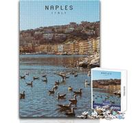 Puzzle da 1000 pezzi per adolescenti Napoli Gioco educativo per famiglie Migliora la memoria Regalo di compleanno Dimensioni 38x26cm