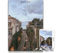 Puzzle da 1000 pezzi per adolescenti Napoli Gioco impegnativo Giocattoli Decorazioni per la casa Regali di Babbo Natale segreto Dimensioni 38x26cm