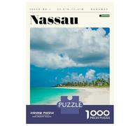Puzzle Da 1000 Pezzi Per Adolescenti Nassau Beach Bahamas Travel Art Puzzle Per Adolescenti Giocattolo Decorazione Da Parete Regali Per Donne Regalo Di Compleanno, Regali, 38x26cm/1000pcs