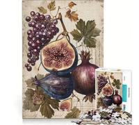 Puzzle da 1000 pezzi per adolescenti natura morta vintage con frutta gioco rilassante stimolante da completare per rafforzare l'amore tra le coppie 38x52cm