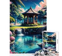 Puzzle da 1000 pezzi per adolescenti Natura Paesaggio Decorazione per la casa Giocattoli Ottimo regalo per giochi Gioco pratico Interessante riduzione dello stress Dimensioni 38x26cm