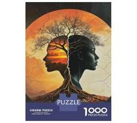 Puzzle Da 1000 Pezzi Per Adolescenti Nature's Connection Tree And Human Harmony Puzzle Per Adulti Giochi Rilassanti Regali Per Donne Interazione Genitore-figlio 38x26cm/1000pcs