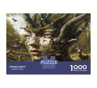 Puzzle Da 1000 Pezzi Per Adolescenti Nature's Face Forest Spirit Puzzle Per Adolescenti Giochi Per Famiglie Sfida Difficile Regali Di Compleanno E Unici 52x38cm/1000pcs