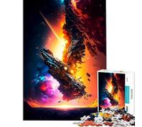 Puzzle da 1000 pezzi per adolescenti "Nave distrutta" - Gioco educativo e stimolante per tutta la famiglia divertente e spiritoso ideale come regalo di compleanno (dimensioni 50x75cm)
