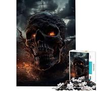 Puzzle da 1000 pezzi per adolescenti nave pirata demoniaca divertimento a casa gioco di assemblaggio impossibile per ragazzi dai 14 anni in su (38x52cm)