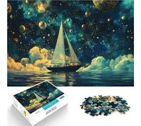 Puzzle da 1000 pezzi per adolescenti Navigando nel cosmo Antistress Vacanza in patria Uccidere il tempo Giocattoli per la decorazione della casa 52x38cm