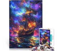 Puzzle da 1000 pezzi per adolescenti Navigando nel cosmo Vacanza a casa: uccidere il tempo con pezzi completamente interconnessi di forma casuale 75x50cm