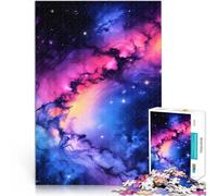 Puzzle da 1000 pezzi per adolescenti Nebulosa cosmica ad acquerello Giochi Giocattoli Regalo Adatto per la decorazione del desktop 52x38cm