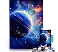 Puzzle da 1000 pezzi per adolescenti Neon di Space Planet Abyss Allena il tuo cervello e le tue mani Collezione di artisti, Belle arti 70x100cm