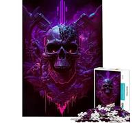 Puzzle da 1000 pezzi per adolescenti Neon Inferno Divertimento a casa Attività regali per donne Giochi per famiglie dai 14 anni in su 38x26cm