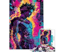 Puzzle da 1000 pezzi per adolescenti Neon Lyre︰ Orfeo reinventato Puzzle per adulti Giochi per famiglie Schema di assemblaggio Gioco stimolante Regalo (Dimensioni 38x26cm)