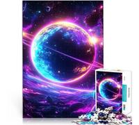 Puzzle da 1000 pezzi per adolescenti Neon Planet Difficile da completare ma divertente e umoristico offerte come regali per tutta la famiglia 52x38cm