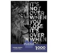 Puzzle Da 1000 Pezzi Per Adolescenti Never Give Up Puzzle Per Adolescenti Gioco Pratico Un'opera D'arte Regali Unici Per Compleanno E Natale 38x26cm/1000pcs