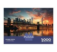 Puzzle Da 1000 Pezzi Per Adolescenti New York City Skyline-5 Puzzle Per Adulti Gioco Pratico Sfida Difficile Sfida Educativa 52x38cm/1000pcs