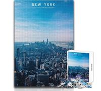 Puzzle da 1000 pezzi per adolescenti, New York, giocattolo, gioco intellettuale ma divertente e umoristico, opera d'arte, dimensioni regalo 50x75cm