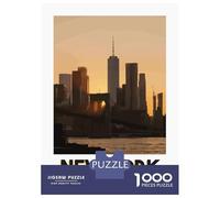 Puzzle Da 1000 Pezzi Per Adolescenti New York Skyline Puzzle Per Adulti Gioco Per Famiglie Un'opera D'arte Regali Unici Per Compleanni E Occasioni Speciali 70x50cm/1000pcs