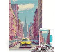 Puzzle da 1000 pezzi per adolescenti, New York, Stati Uniti, gioco per famiglie, decorazione da parete, per rafforzare l'amore tra le coppie 38x26cm