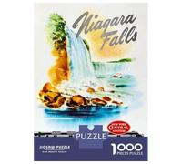 Puzzle Da 1000 Pezzi Per Adolescenti Niagara Falls Travel Puzzle Per Adulti Gioco Per Famiglie Un'opera D'arte Regali Unici Per Compleanni E Occasioni Speciali 52x38cm/1000pcs