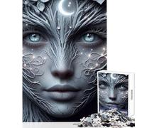 Puzzle da 1000 pezzi per adolescenti ninfa della foresta al chiaro di luna giocattoli fai da te regali di Babbo Natale segreto gioco educativo per compleanno Natale dimensioni 38x26cm