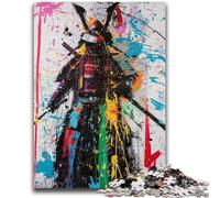 Puzzle da 1000 pezzi per adolescenti Ninja Samurai Dipinto a olio Giocattolo educativo intellettuale decomprimente Regali di Babbo Natale segreto 50x75cm