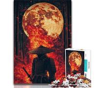 Puzzle da 1000 pezzi per adolescenti Ninja Under The Moon Puzzle per adolescenti, giochi educativi Decorazione per la casa Adatto per la decorazione della scrivania (dimensioni 38x26cm)