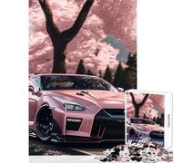 Puzzle da 1000 pezzi per adolescenti Nissan S Silvia Sakura Decorazione per la casa Giocattoli Regalo per compleanni Gioco educativo per compleanno Natale Dimensioni 50x75cm