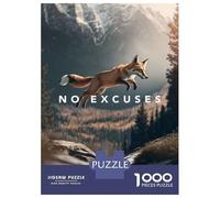Puzzle Da 1000 Pezzi Per Adolescenti No Excuses Motivation Puzzle Per Adolescenti Giocattoli Antistress Regalo Di Compleanno, Natale 38x26cm/1000pcs
