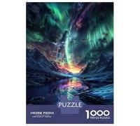 Puzzle Da 1000 Pezzi Per Adolescenti Nordic Aurora Borealis Puzzle Per Adulti Gioco Rompicapo Difficile Impegnativo Da Completare 38x26cm/1000pcs