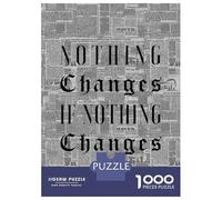 Puzzle Da 1000 Pezzi Per Adolescenti Nothing Changes Puzzle Per Adolescenti Giochi Rilassanti Corsa Di Velocità Manuale Aiuta Ad Allenare Il Cervello 70x50cm/1000pcs