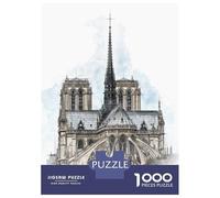 Puzzle Da 1000 Pezzi Per Adolescenti Notre Dame De Paris Puzzle Per Adulti Gioco Pratico Assemblaggio Di Modelli Regali Unici Per Compleanni E Occasioni Speciali 38x26cm/1000pcs