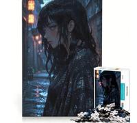 Puzzle da 1000 pezzi per adolescenti Notte piovosa malinconia e bellezza giochi rilassanti attività divertenti da fare a casa regali unici per compleanno e Natale 38x52cm