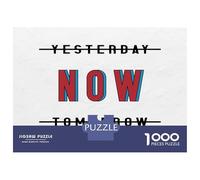 Puzzle Da 1000 Pezzi Per Adolescenti Now Puzzle Per Adulti Gioco Rompicapo Antistress Per Compleanno, Natale 52x38cm/1000pcs