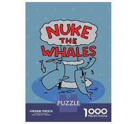 Puzzle Da 1000 Pezzi Per Adolescenti Nuke The Whales Cartoon Puzzle Per Adulti Gioco Pratico Regali Per Donne Interazione Genitore-figlio 38x26cm/1000pcs