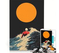 Puzzle da 1000 pezzi per adolescenti "Nuotando al tramonto" gioco educativo decorazione da parete ideale come regalo 50x75cm