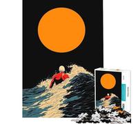 Puzzle da 1000 pezzi per adolescenti "Nuotando al tramonto" - Gioco educativo e stimolante ideale come regalo di compleanno (dimensioni 38x52cm)