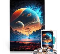 Puzzle da 1000 pezzi per adolescenti Nuovo Universo Terrestre Cosmo Difficile e sfidante Attività divertenti a casa, regali di compleanno, regali di viaggio, 38x26cm
