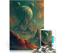 Puzzle da 1000 pezzi per adolescenti Oasi spaziale Antistress Vacanza in patria Uccidere il tempo Migliorare l'amore tra le coppie 38x26cm