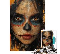 Puzzle da 1000 pezzi per adolescenti Occhi marroni dei morti puzzle per adulti giocattolo fai da te gara di velocità manuale offerta come regalo per tutta la famiglia (dimensioni 38x52cm)
