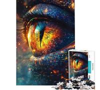 Puzzle da 1000 pezzi per adolescenti Occhio di drago Galassia infuocata Puzzle per adolescenti Giochi rilassanti Corsa di velocità manuale per compleanno Natale (Dimensioni 38x52cm)