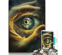 Puzzle da 1000 pezzi per adolescenti Occhio magico, aiuta il cervello ad allenare i giocattoli avvincenti per coltivare la pazienza Decorazione perfetta (75x50cm)
