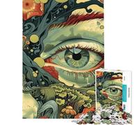 Puzzle da 1000 pezzi per adolescenti occhio surreale della natura giocattolo puzzle per adulti decorazione da parete migliora la memoria regalo per amici e familiari (dimensioni 38x26cm)
