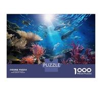 Puzzle Da 1000 Pezzi Per Adolescenti Ocean Coral Reef Scene Puzzle Per Adolescenti Gioco Rompicapo Regali Per Donne Attività Divertenti A Casa 52x38cm/1000pcs