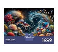 Puzzle Da 1000 Pezzi Per Adolescenti Ocean Life Coral Reef Puzzle Per Adulti Gioco Pratico Difficile Riduttore Di Stress Regali 70x50cm/1000pcs