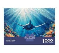 Puzzle Da 1000 Pezzi Per Adolescenti Ocean Life Underwater Scene Puzzle Per Adolescenti Giocattoli Antistress Regalo Di Compleanno, Natale 52x38cm/1000pcs
