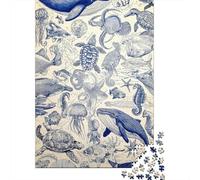 Puzzle Da 1000 Pezzi Per Adolescenti Ocean Life Wall Mural Puzzle Per Adulti Giochi Rilassanti Taglio Di Precisione Regali Di Natale E Compleanno 38x26cm/1000pcs
