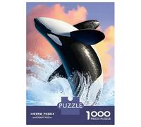Puzzle Da 1000 Pezzi Per Adolescenti Ocean Orca Puzzle Per Adolescenti Gioco Rompicapo Regali Per Donne Attività Divertenti A Casa 70x50cm/1000pcs